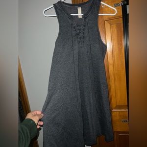 Grey dress cute to wear with sweater or cardigan